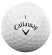 Callaway Golfbollar Warbird 23 Vit (1st 3-pack)