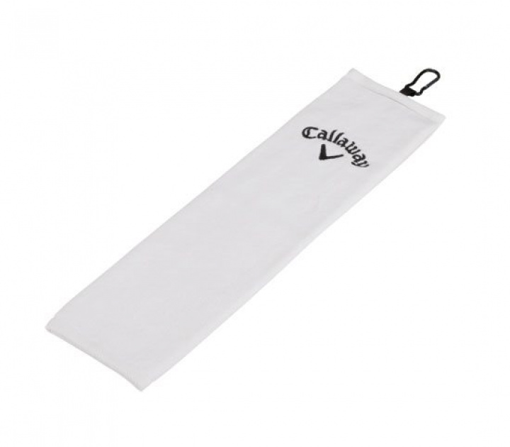 Callaway Handduk Tri Fold Chev Vit i gruppen Tillbehör / Golftillbehör / Golfhanddukar hos Dimbo Golf AB (1443029-10)