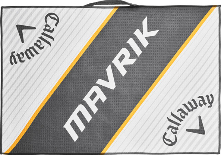 Callaway Handduk Mavrik Vit/Grafit/Orange i gruppen Tillbehör / Golftillbehör / Golfhanddukar hos Dimbo Golf AB (1443044-5420002)