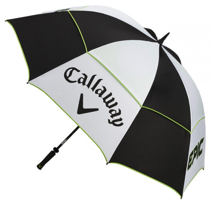 Callaway Paraply 68 DC Svart/Grön/Vit i gruppen Tillbehör / Golftillbehör / Golfparaplyer hos Dimbo Golf AB (1475046-5921386)