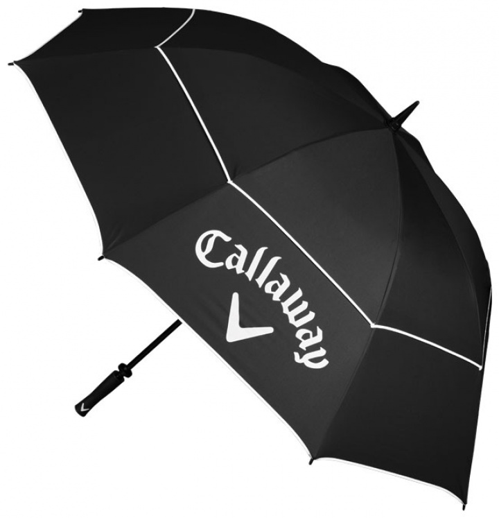 Callaway Paraply 64 DC Shield Svart/Vit i gruppen Tillbehör / Golftillbehör / Golfparaplyer hos Dimbo Golf AB (1475047-5921070)