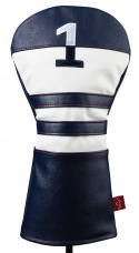 Callaway Headcover Vintage Driver Marinblå/Vit/Röd
