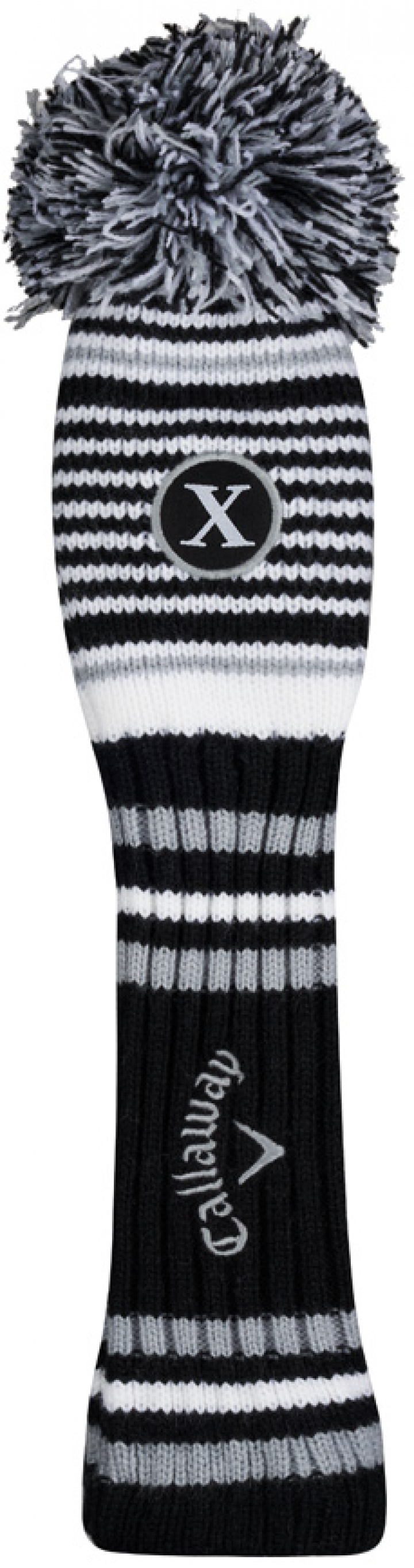 Callaway Headcover Pom Pom Hybrid Svart/Vit i gruppen Tillbehör / Golftillbehör / Headcover Metalwoods hos Dimbo Golf AB (1481028-5520005)