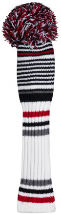 Callaway Headcover Pom Pom Hybrid Vit/Grafit/Röd