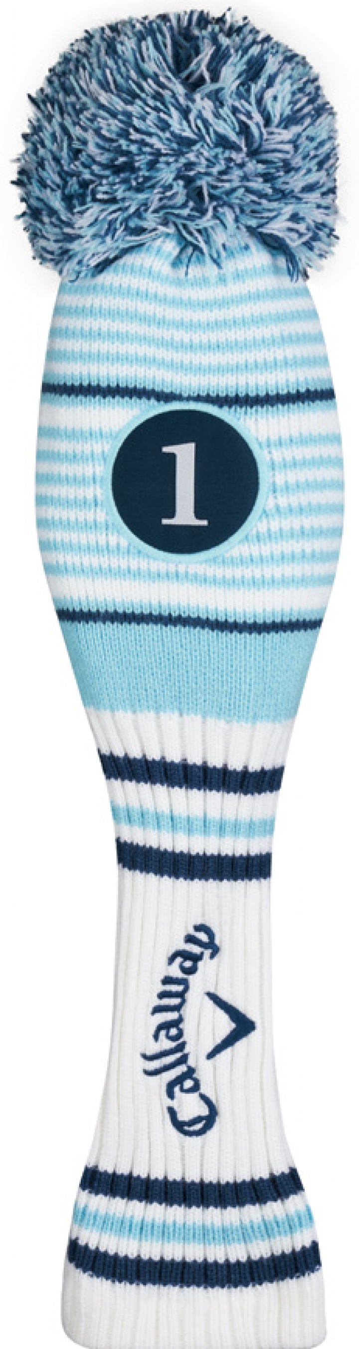 Callaway Headcover Pom Pom Driver Vit/Ljusblå/Marinblå i gruppen Tillbehör / Golftillbehör / Headcover Metalwoods hos Dimbo Golf AB (1481028-5520012)