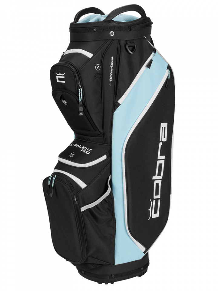 Cobra Ultralight Pro Vagnbag Svart/Ljusblå i gruppen Rea / Rea Golfbagar hos Dimbo Golf AB (1512039-12)