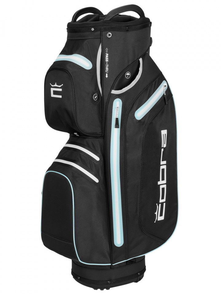 Cobra Ultradry Pro Vagnbag Svart/Ljusblå i gruppen Bagar / Vagnbagar hos Dimbo Golf AB (1512040-06)