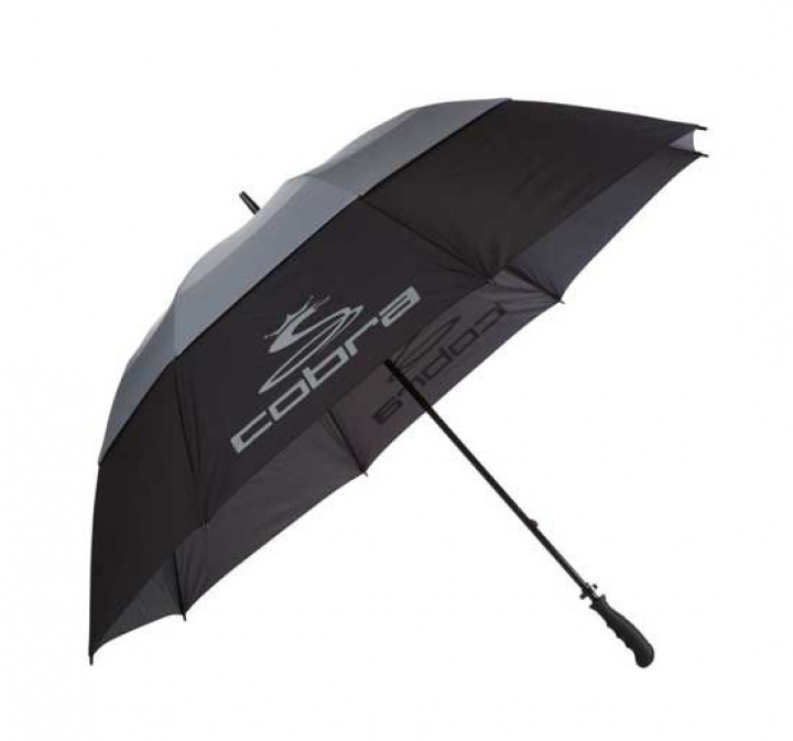 Cobra Paraply DC 68 Svart/Grå i gruppen Tillbehör / Golftillbehör / Golfparaplyer hos Dimbo Golf AB (1575006-9995)