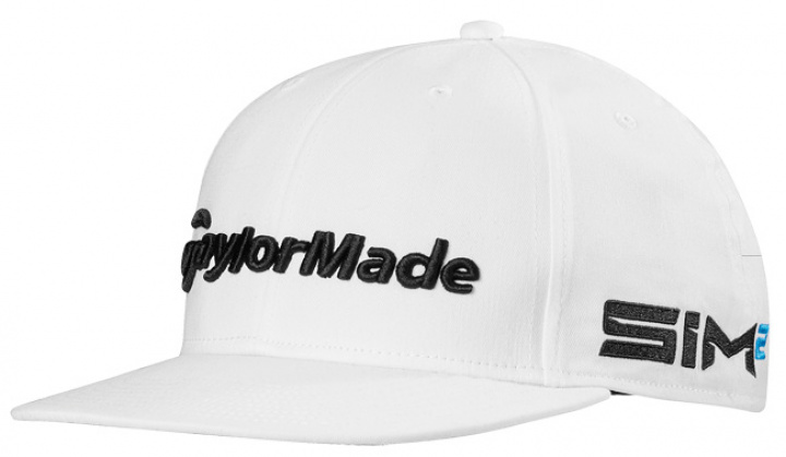 TaylorMade Keps Flat Bill Tour Vit i gruppen Kläder / Accessoarer / KEPSAR hos Dimbo Golf AB (1602079-10)