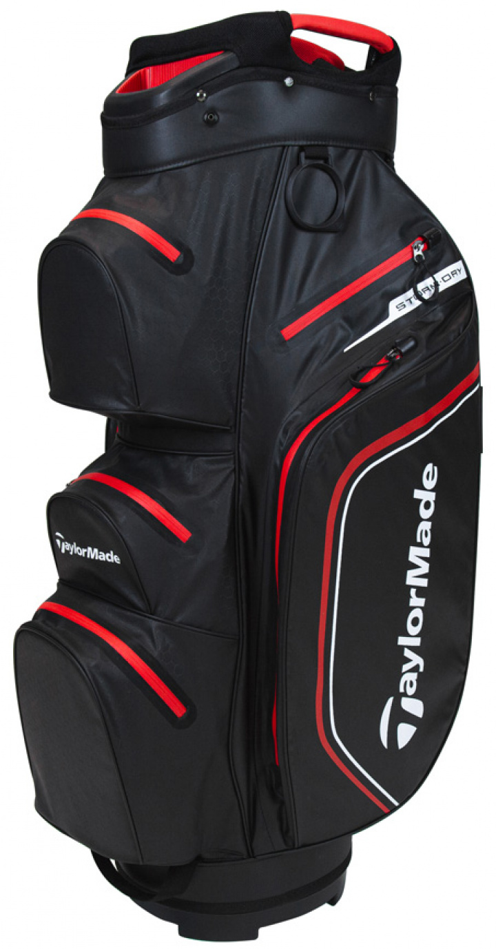 TaylorMade Vagnbag Storm Dry WaterProof Svart/Röd i gruppen Bagar / Vagnbagar Vattentäta hos Dimbo Golf AB (1612053-9950)