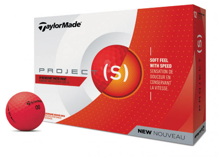 TaylorMade Golfboll Project (S) Röd 1st dussin i gruppen Golfbollar / Dussin hos Dimbo Golf AB (1615023-50)