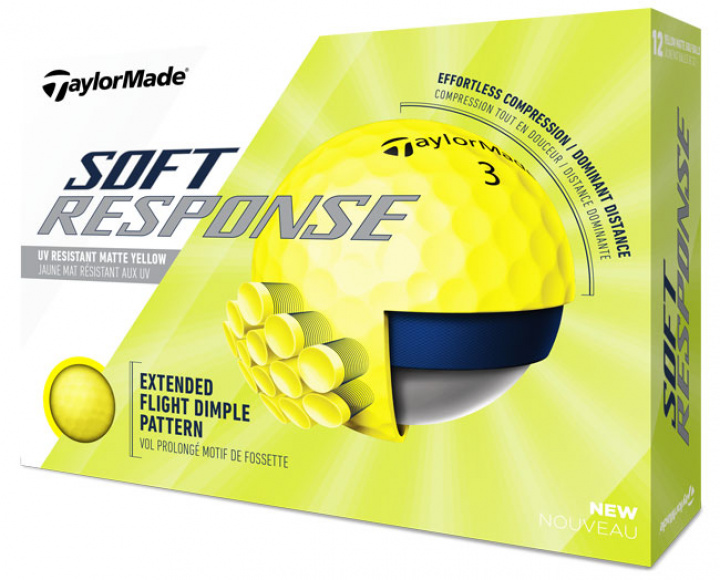 TaylorMade Golfboll Soft Response Gul 1st dussin i gruppen Golfbollar hos Dimbo Golf AB (1615024-30)