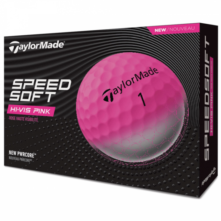 TaylorMade Golfboll SpeedSoft Rosa - Dussin i gruppen Golfbollar / Dussin hos Dimbo Golf AB (1615029-51)