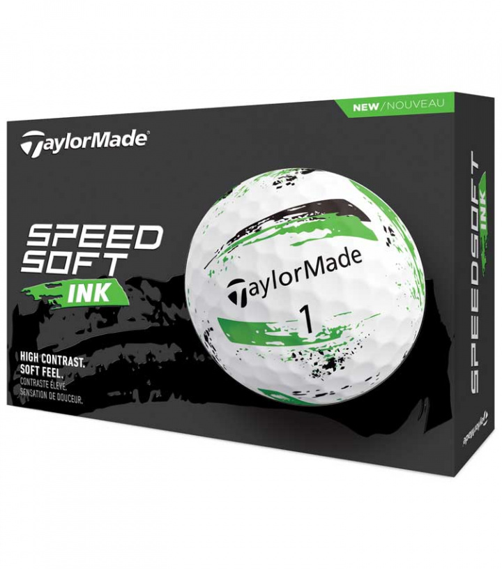 TaylorMade Golfboll SpeedSoft Ink Grön 1st dussin i gruppen Golfbollar / Dussin hos Dimbo Golf AB (1615030-910001)