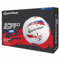 TaylorMade Golfboll SpeedSoft Ink Blå/Röd - Dussin