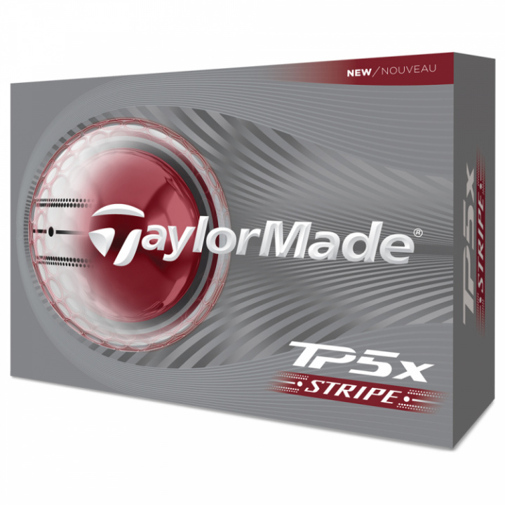 TaylorMade TP5x Stripe i gruppen Golfbollar / Dussin hos Dimbo Golf AB (1616030-055301)