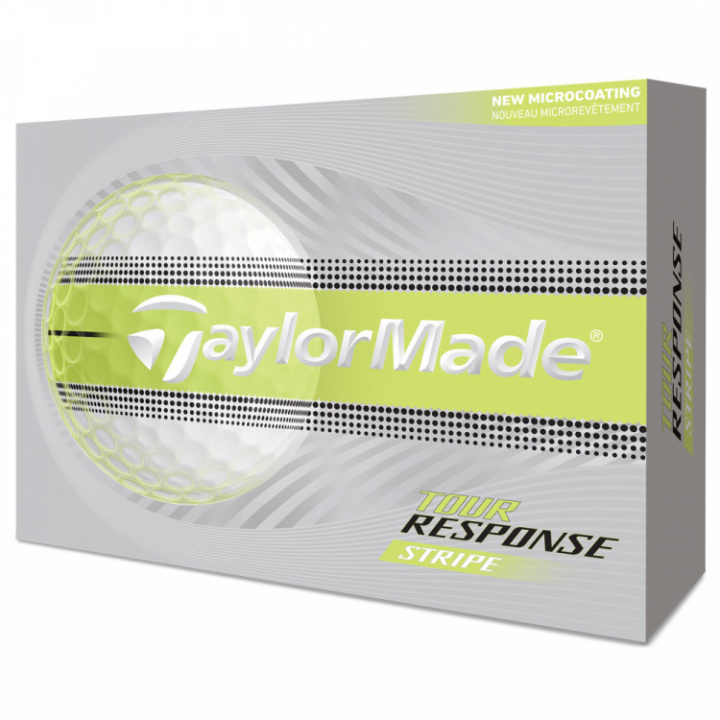 TaylorMade Tour Response Stripe Gul i gruppen Golfbollar / Dussin hos Dimbo Golf AB (1616033-061701)