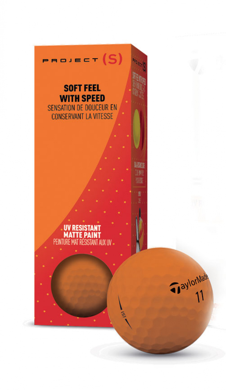 TaylorMade Golfboll Project (S) Orange (1st 3-pack) i gruppen Golfbollar / 3-pack hos Dimbo Golf AB (1618029-6001)