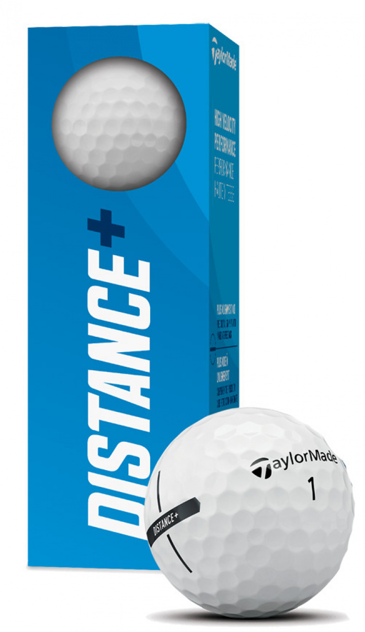 TaylorMade Golfboll Distance + Vit (1st 3-pack) i gruppen Golfbollar / 3-pack hos Dimbo Golf AB (1618036-1001)