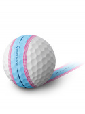 TaylorMade Golfboll Tour Response Stripe Dam Vit/Blå/Rosa (1st 3-pack)