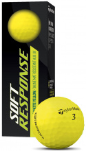 TaylorMade Golfboll Soft Response 2022 Gul (1st 3-pack)