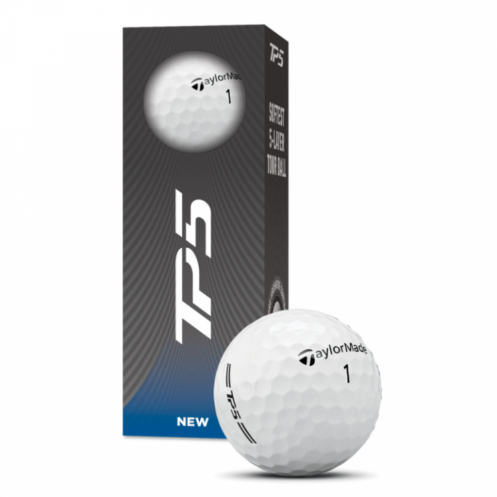 TaylorMade Golfboll TP5 2026 (1st 3-pack) i gruppen Golfbollar / 3-pack hos Dimbo Golf AB (1618044-037901)