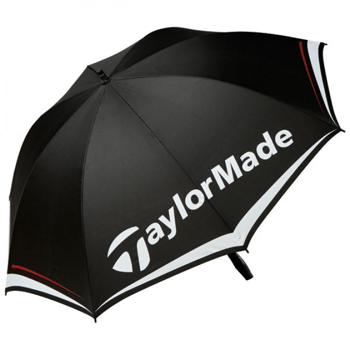 TaylorMade Paraply 60 Singelduk Svart/Vit i gruppen Tillbehör / Golftillbehör / Golfparaplyer hos Dimbo Golf AB (1675025-9910)