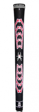 Softspikes Black Widow Golfgrepp Herr Fusion Runt Svart/Röd Standardstorlek 60