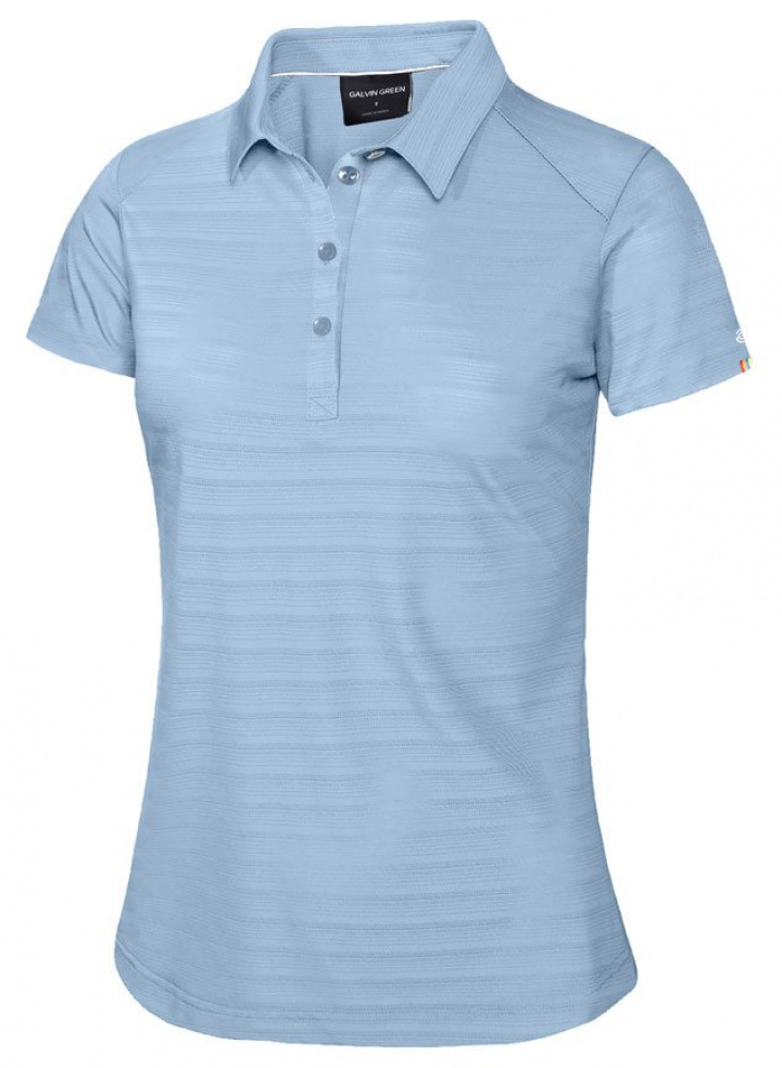 Galvin Green Piké Dam MEREDITH Ljusblå i gruppen Kläder / Damkläder / KORTÄRM hos Dimbo Golf AB (2124030-60B4r)