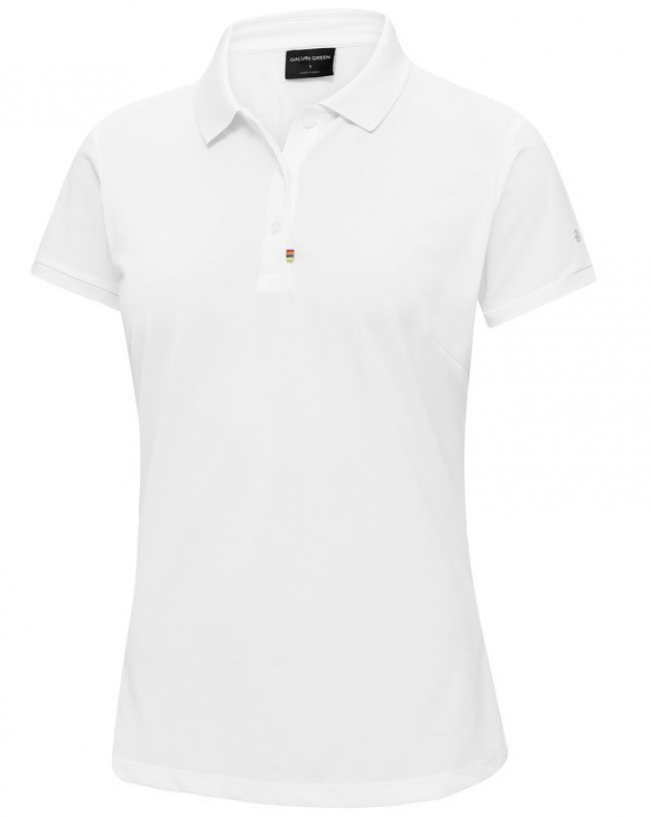 Galvin Green Piké Dam Mireya Vit i gruppen Kläder / Damkläder / KORTÄRM hos Dimbo Golf AB (2124037-11B4r)