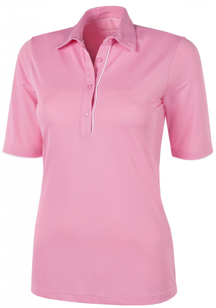 Galvin Green Piké Dam Marissa V8+ Blush Rosa/Vit i gruppen Kläder / Damkläder / KORTÄRM hos Dimbo Golf AB (2124043-09B4r)