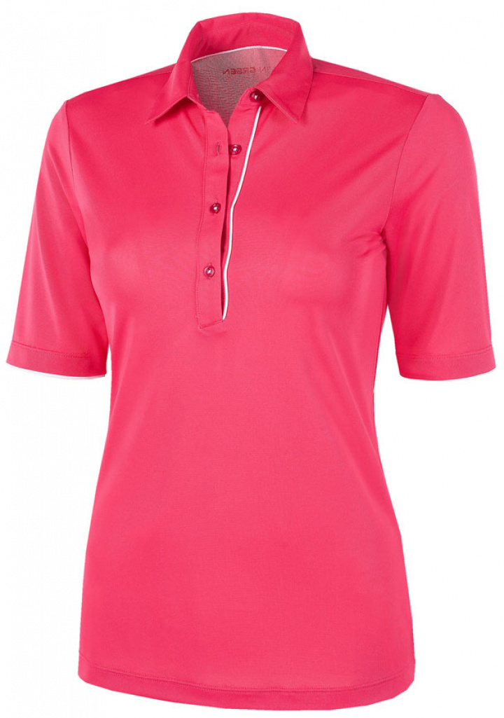 Galvin Green Piké Dam Marissa V8+ Djup Rosa/Vit i gruppen Kläder / Damkläder / KORTÄRM hos Dimbo Golf AB (2124043-97B4r)