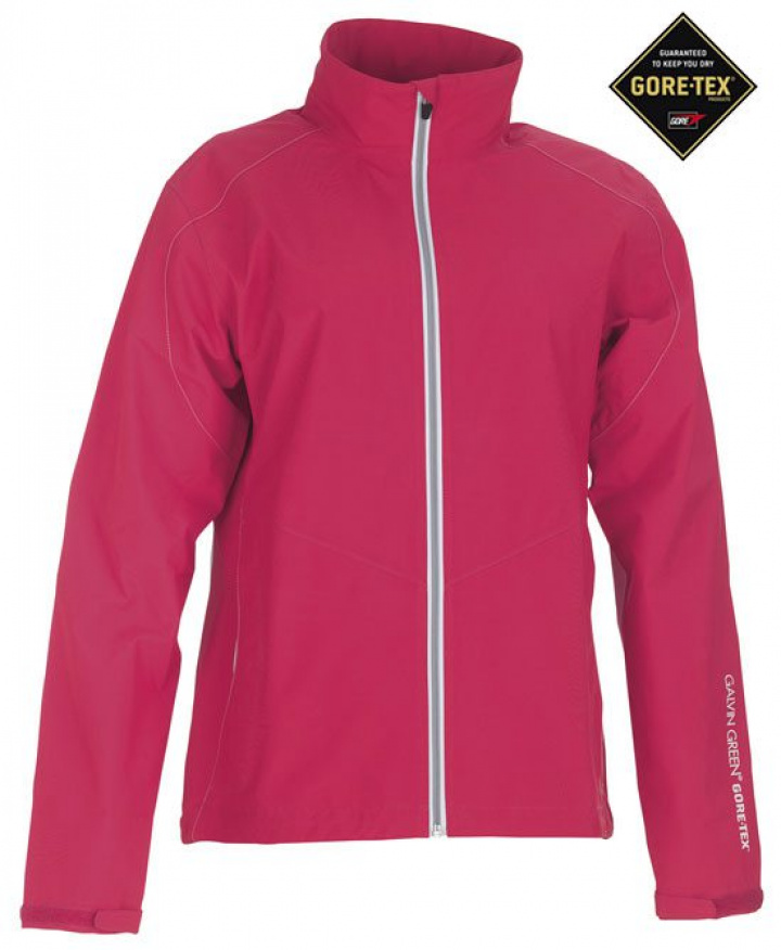 Galvin Green Regnjacka Gore-Tex Dam Paclite Abby Raspberry/Vit i gruppen Kläder / Damkläder / REGNJACKOR / Galvin Green Regnjacka hos Dimbo Golf AB (2130041-92B4r)