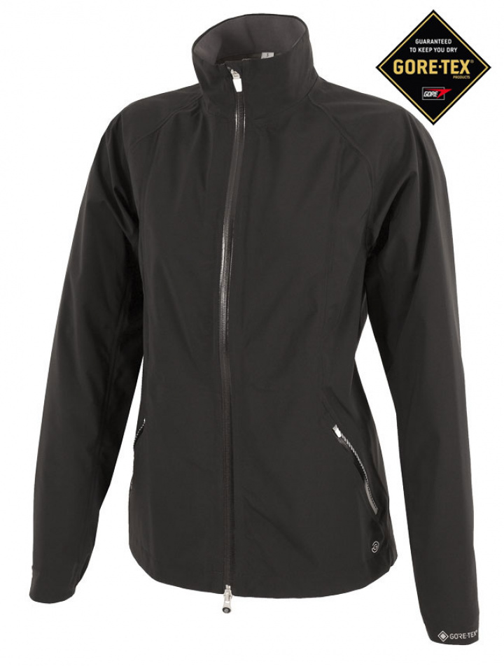 Galvin Green Gore-Tex Paclite Stretch Dam Jacka Adele Svart i gruppen Kläder / Damkläder / REGNJACKOR hos Dimbo Golf AB (2130065-77E3r)