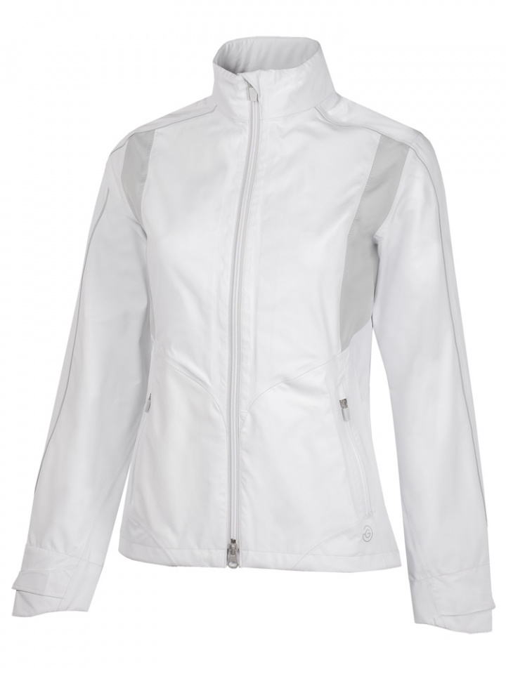 Galvin Green Regnjacka Gore-Tex Full Zip Dam Ally Vit/Cool Grå i gruppen Kläder / Damkläder / REGNJACKOR hos Dimbo Golf AB (2130076-92351r)