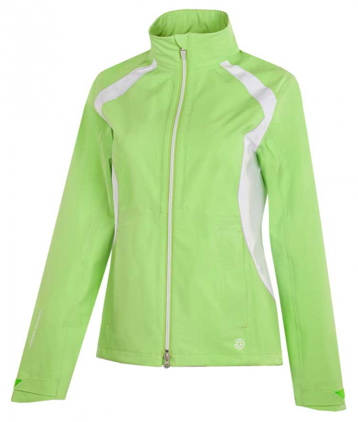 Galvin Green Regnjacka Dam Amy Fresh Grön/Vit i gruppen Kläder / Damkläder / REGNJACKOR hos Dimbo Golf AB (2130079-88281r)