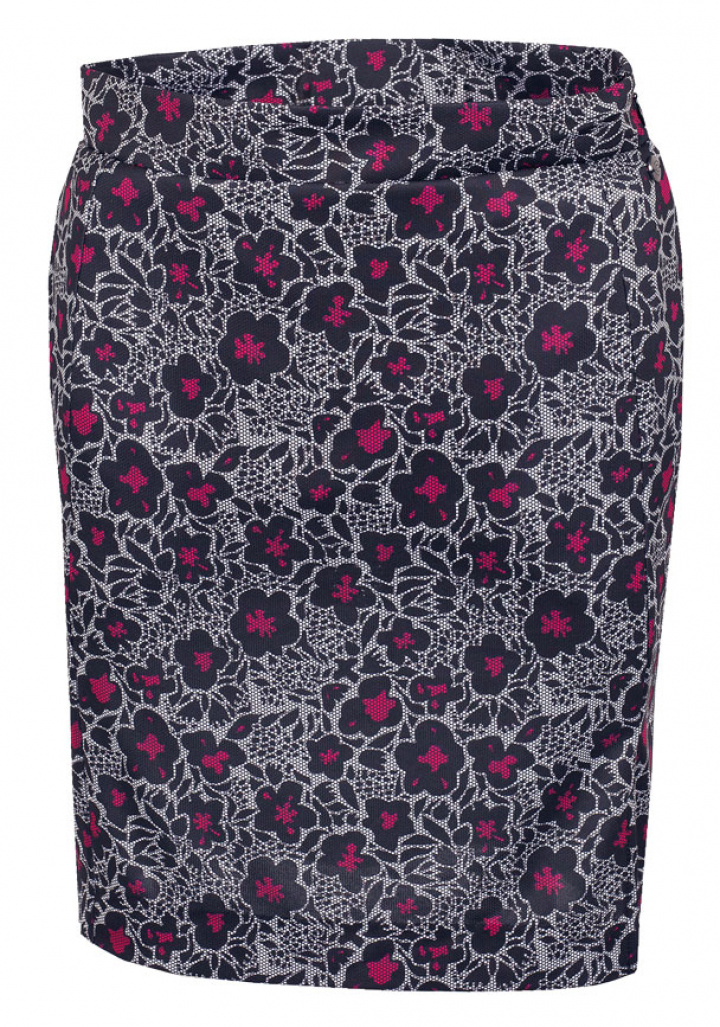 Galvin Green Ventil 8 Skort Dam Misty Marinblå/Vit/Djup Rosa i gruppen Kläder / Damkläder / SKORTS hos Dimbo Golf AB (2132011-39B3r)