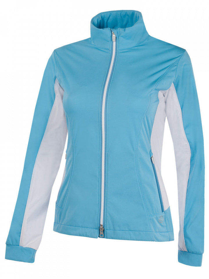 Galvin Green Vindjacka Interface 1 Full-Zip Dam Larissa Alaska Blå/Vit i gruppen Kläder / Damkläder / JACKOR hos Dimbo Golf AB (2138049-98511r)