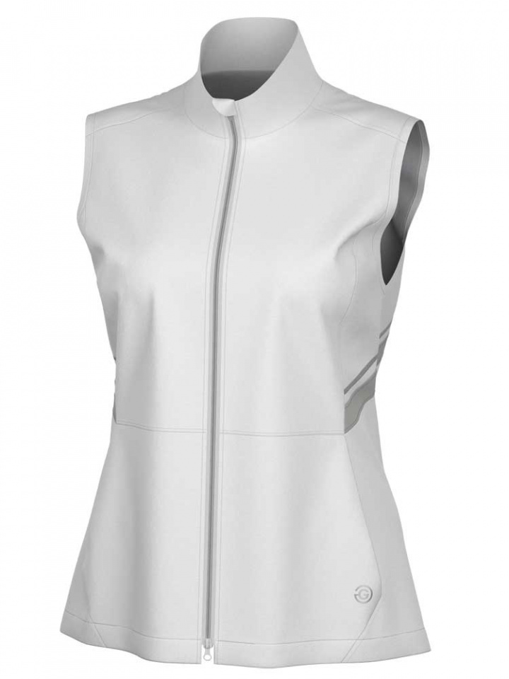 Galvin Green Vindväst Interface 1 Full-Zip Dam Lea Vit/Cool Grå i gruppen Kläder / Herrkläder / VINDPLAGG hos Dimbo Golf AB (2138055-92351r)