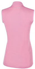 Galvin Green Ärmlös Piké Dam Mila V8+ Blush Rosa/Vit