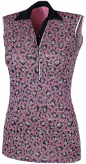Galvin Green Ärmlös Piké Dam Mila V8+ Blush Rosa/Svart/Vit