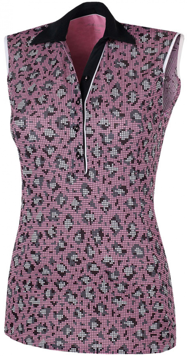 Galvin Green Ärmlös Piké Dam Mila V8+ Blush Rosa/Svart/Vit i gruppen Kläder / Damkläder / ÄRMLÖSA hos Dimbo Golf AB (2142019-97B4r)