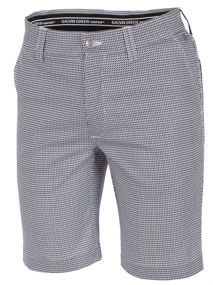 Galvin Green Shorts Herr Paco Vit/Svart i gruppen Kläder / Herrkläder / SHORTS hos Dimbo Golf AB (2148012-77B3r)