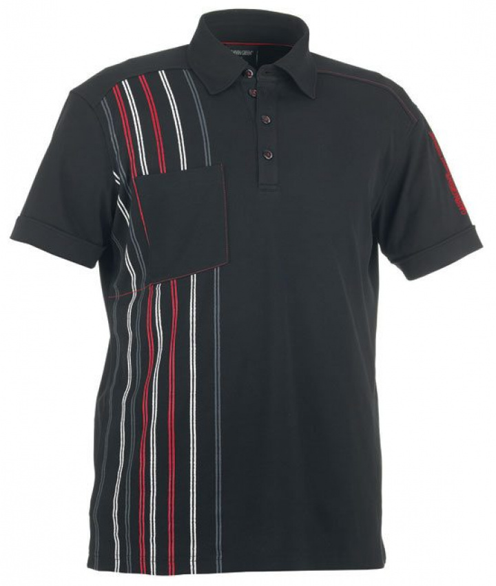 Galvin Green Piké Herr Moseby Svart i gruppen Rea / Rea Kläder / Herr hos Dimbo Golf AB (2150037-72B4r)
