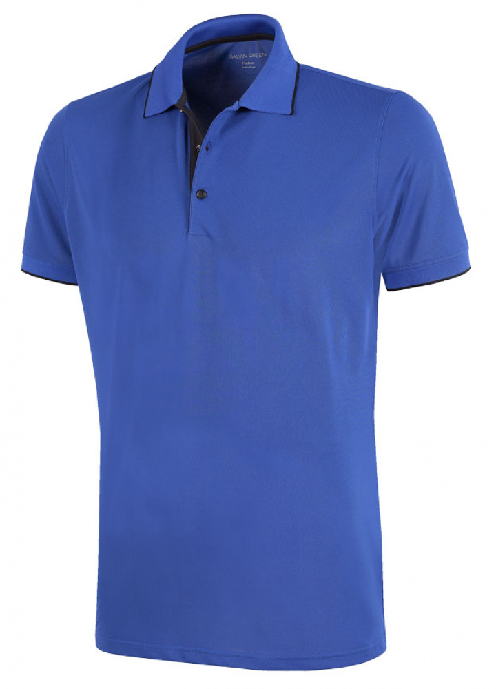 Galvin Green Piké Herr Marty Surf Blå/Svart i gruppen Kläder / Herrkläder / KORTÄRMAT hos Dimbo Golf AB (2150066-06B4r)