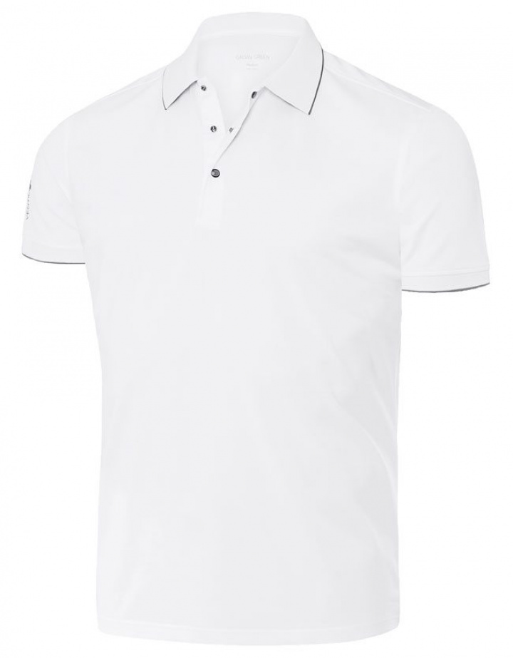 Galvin Green Piké Herr Marty Vit i gruppen Kläder / Herrkläder / KORTÄRMAT hos Dimbo Golf AB (2150066-17B4r)