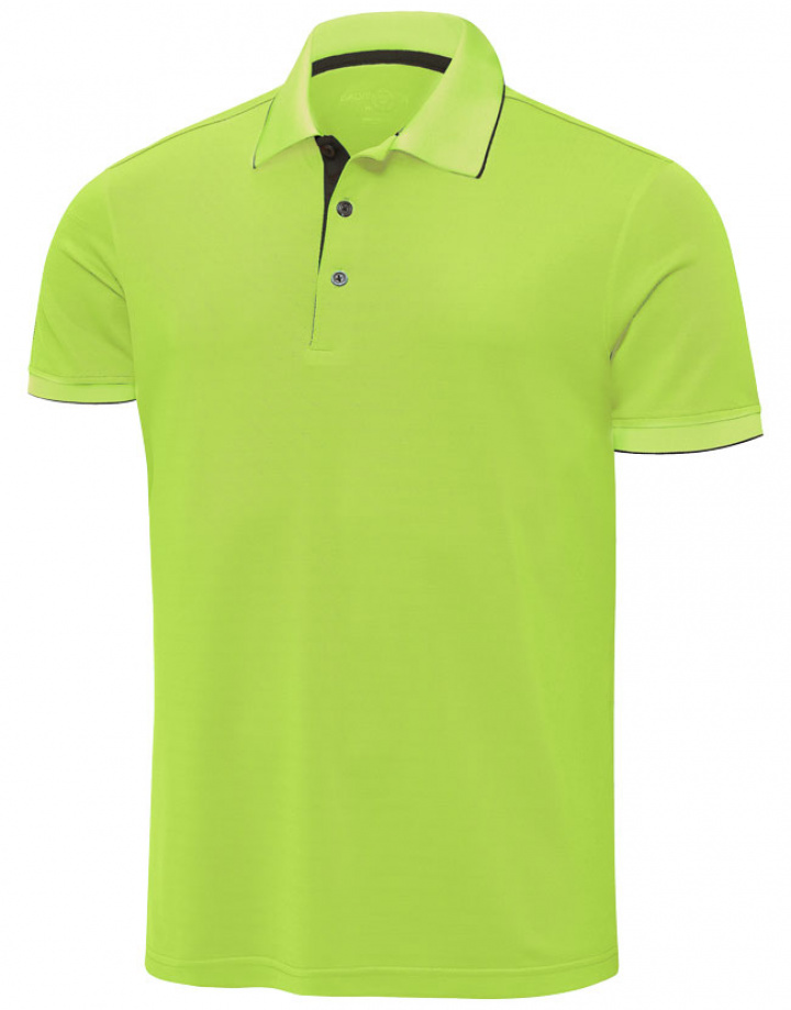 Galvin Green Piké Herr Marty Lime/Svart i gruppen Kläder / Herrkläder / KORTÄRMAT hos Dimbo Golf AB (2150066-86B4r)