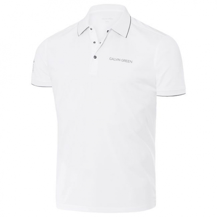 Galvin Green Piké Herr Marty Tour Edition Vit i gruppen Kläder / Herrkläder / KORTÄRMAT / Galvin Green Pike hos Dimbo Golf AB (2150067-17B4r)