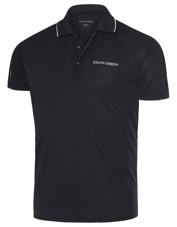 Galvin Green Piké Herr Marty Tour Edition Svart i gruppen Kläder / Herrkläder / KORTÄRMAT hos Dimbo Golf AB (2150067-71B4r)