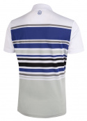 Galvin Green Piké Herr Miguel Vit/Surf Blå/Sharkskin